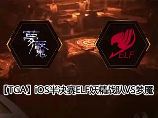 【TGA】王者荣耀(iOS)半决赛 ELF妖精战队VS梦魇