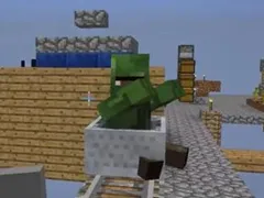 红小队我的世界三位一体空岛生存12