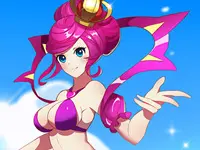 【女英雄泳装系列壁纸】吸血女王芈月沙滩秀