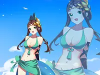【女英雄泳装系列壁纸】虞姬的夏日风情