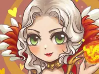 面若桃花热情似火！甄姬头像