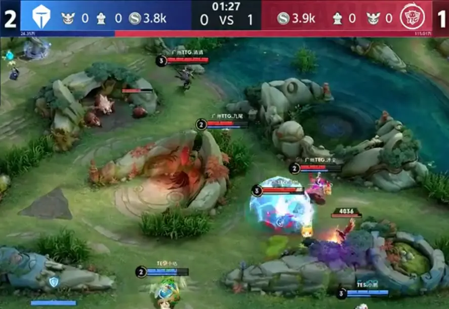 2021KPL春季赛第六周 广州TTG vs TES 第4局