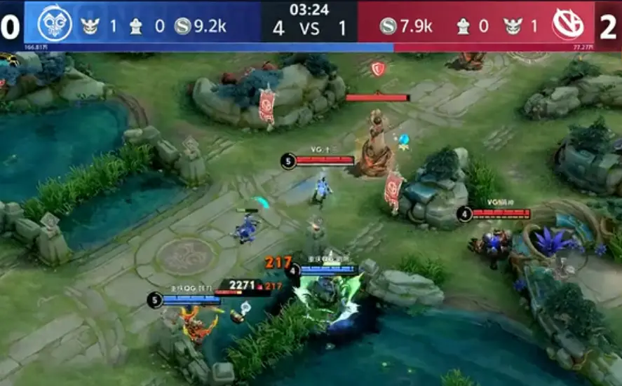 2021KPL春季赛第七周 重庆QGhappy vs VG 第3局