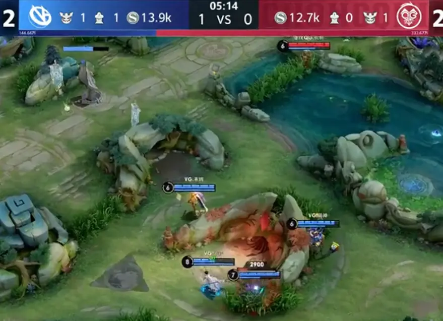 2021KPL春季赛第七周 重庆QGhappy vs VG 第5局