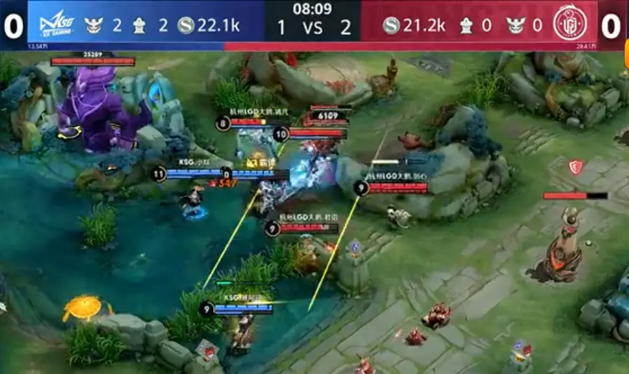 2021KPL春季赛第七周 杭州LGD大鹅 vs KSG 第1局