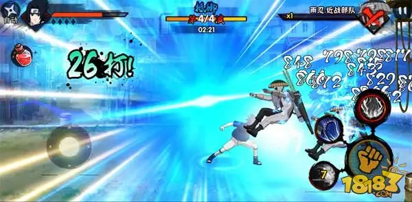 火影忍者手游佐助技能实战图赏