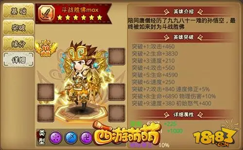 强的让你心服口服西游萌萌斗战胜佛英雄