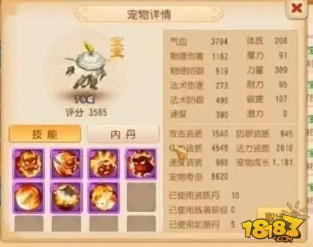 梦幻西游手游精锐王者方寸鉴赏