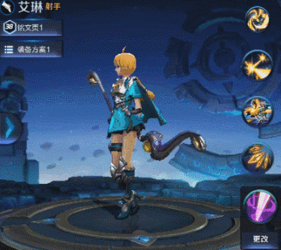 绝版女神英雄艾琳新旧对比 高颜值变成了呆毛王