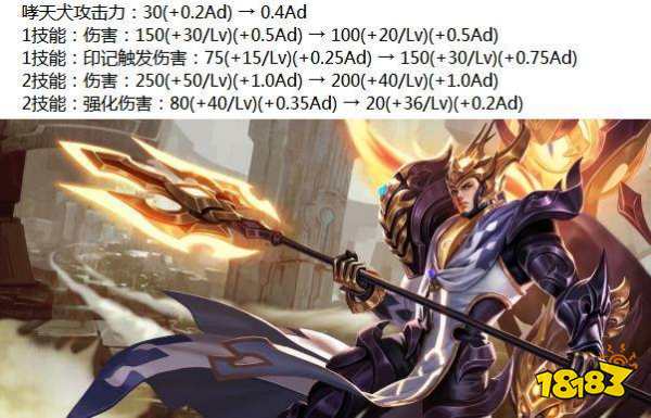 体验服6月21日更新：花木兰回调 红buff大幅削弱