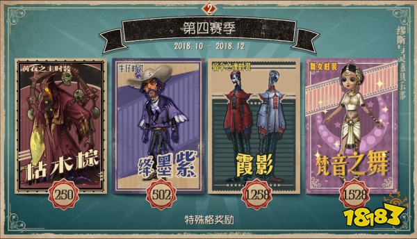 第五人格第四赛季推理之径奖励