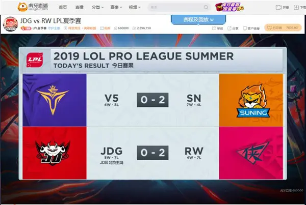 虎牙LPL：司马老贼烬重现江湖SN轻取V5 RW翻盘击败JDG