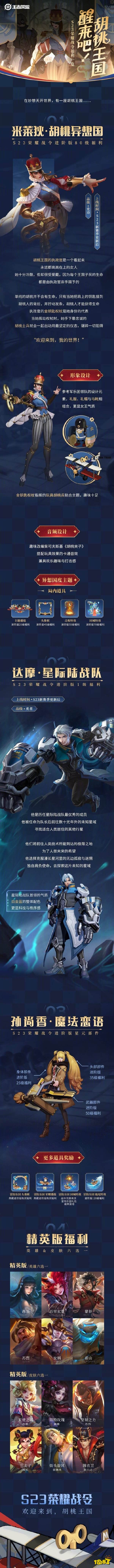 王者荣耀S23赛季战令奖励有什么 S23赛季战令奖励大盘点
