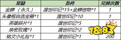 王者荣耀金蝉信物和渡世印记怎么获得 金蝉怎么免费领取