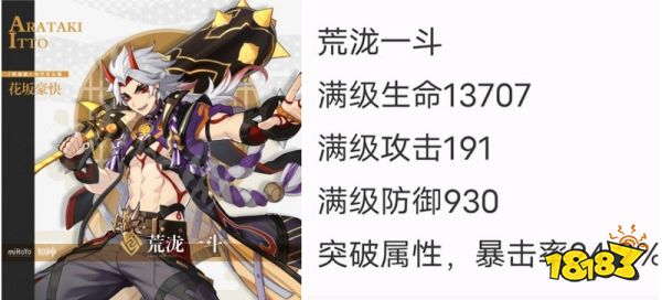 原神荒泷一斗最全面培养攻略 荒泷一斗养成一文了解