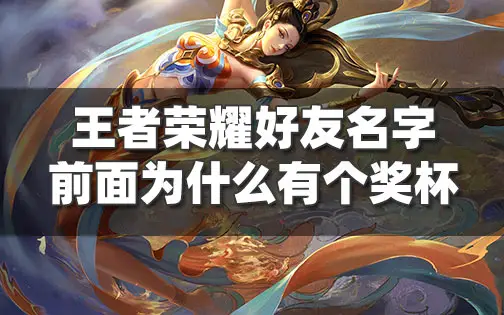 王者荣耀好友名字前面为什么有个奖杯 王者个性状态发布方法