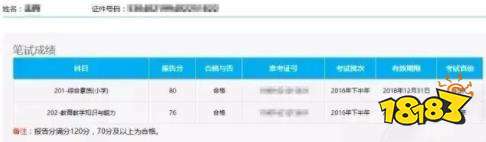 教资考试报告分是什么意思 教你怎么看2022教资考试成绩单