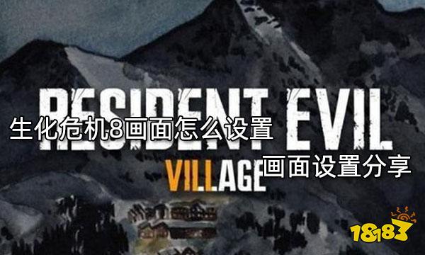 生化危机8画面怎么设置 画面设置分享