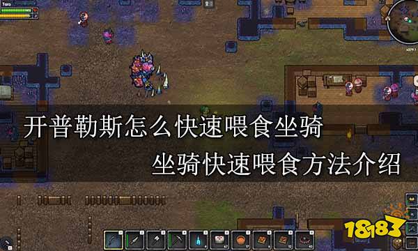 开普勒斯怎么快速喂食坐骑 坐骑快速喂食方法介绍