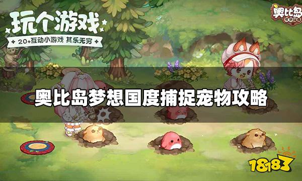奥比岛梦想国度怎么抓宠物 捕捉宠物攻略
