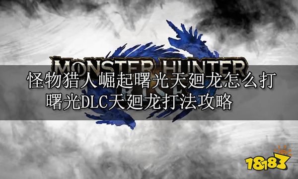 怪物猎人崛起曙光天廻龙怎么打 天廻龙打法攻略