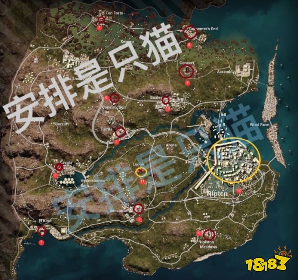 PUBG安全门钥匙在哪 帝斯顿全24处安全门位置一览