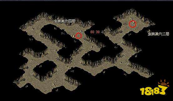 原始神途虫族巢穴的怪物分布位置图解