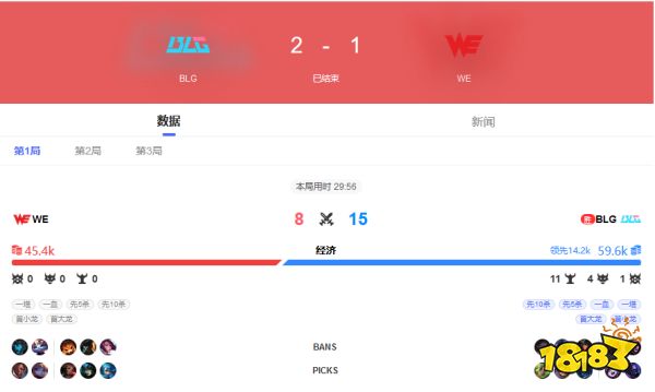 2022LPL夏季赛&nbsp;BLG  VS&nbsp;WE  8月8日bo3录像回放