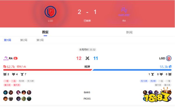 2022LPL夏季赛&nbsp;LGD VS&nbsp;RA 8月9日bo3录像回放