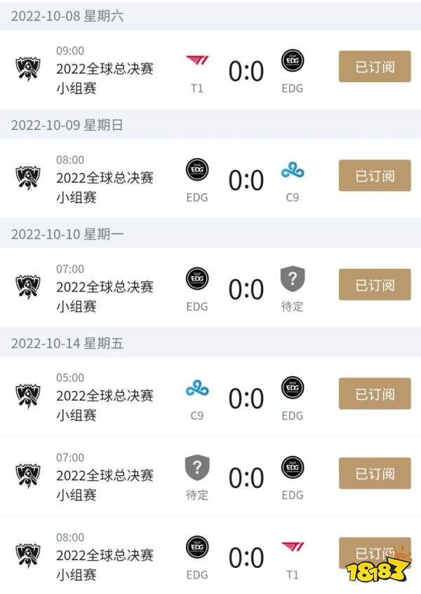 edgs12小组赛赛程是什么 loledgS12小组赛赛程介绍