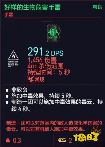 赛博朋克2077手雷有哪些 全手雷详情一览