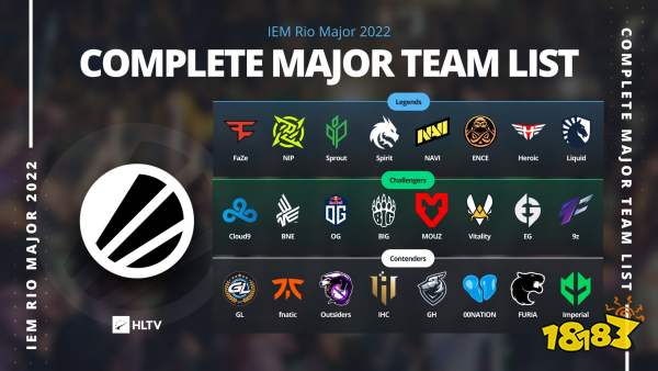 CSGO2022里约major参赛队伍有哪些 里约major参赛队伍一览