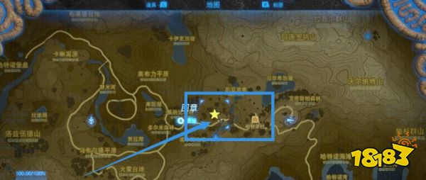 塞尔达荒野之息西默茨凯在哪 西默茨凯位置一览