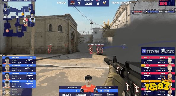 BLAST秋季赛showdown首轮 Vitality 2比0 TYLOO