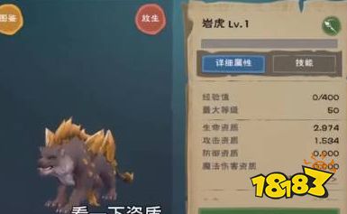 创造与魔法岩虎资质最高多少