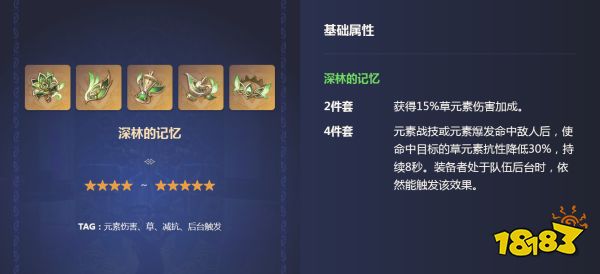 原神草神用什么圣遗物好 草神纳西妲圣遗物套装推荐