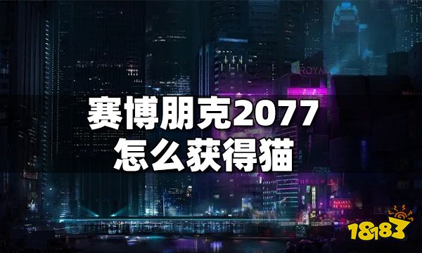 赛博朋克2077获得猫咪方法介绍 赛博朋克2077怎么获得猫