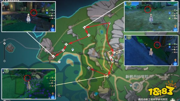 原神子探测单元收集路线汇总 子探测单元采集点位分享