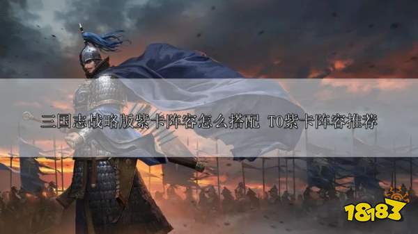 三国志战略版紫卡阵容怎么搭配 T0紫卡阵容推荐