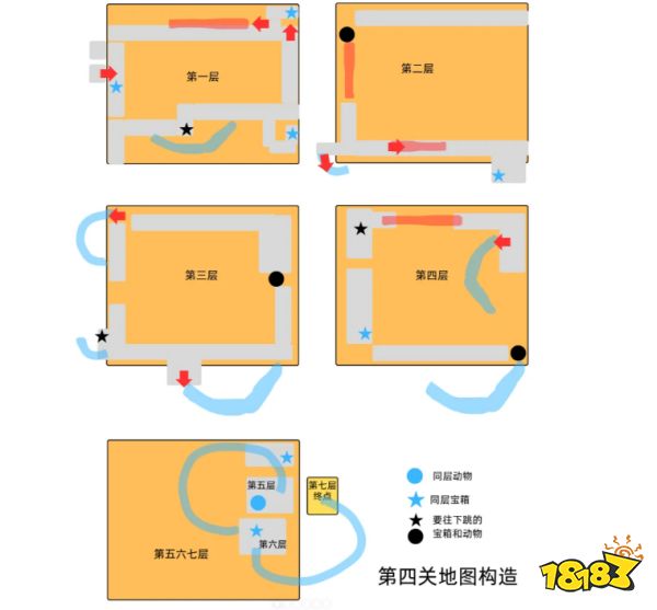 无限暖暖1.6寻觅昏眠动物第4关宝箱点位大全 无限暖暖迷宫第四关图文攻略