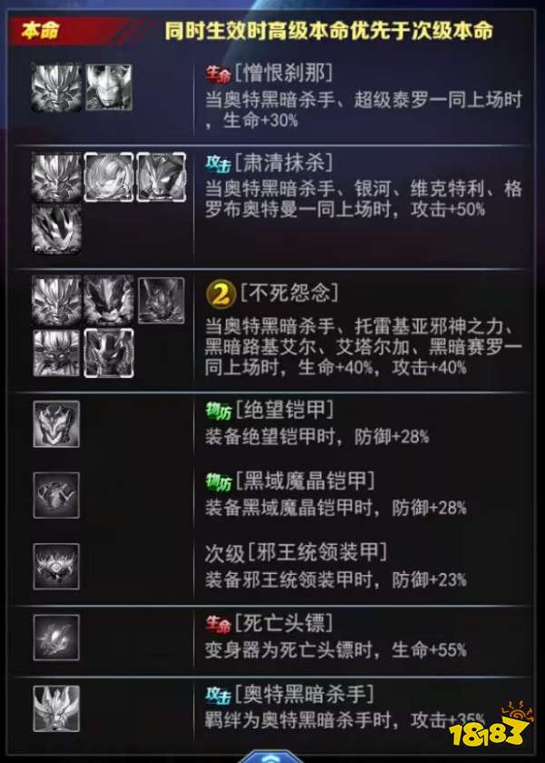 《奥特曼系列OL》奥特黑暗杀手介绍